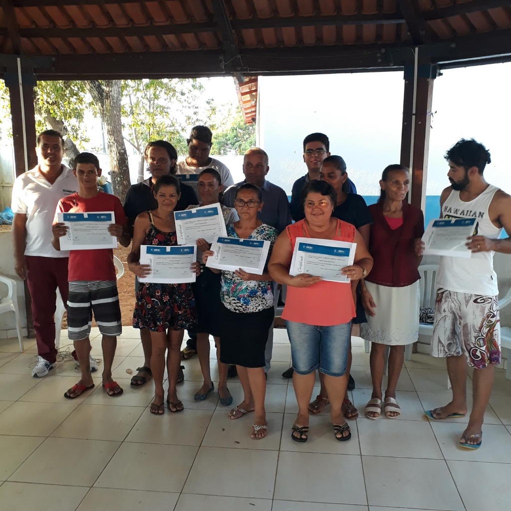 Alunos com certificados